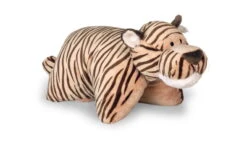 Nici 34441 Kuscheltier-Kissen 2-in-1 Tiger 40x30cm Plüsch Wild Friends