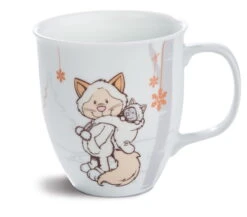 Nici 40947 Porzellan-Tasse Schneekatze Mädchen Kaffeetasse Teetasse -Nici 40947 000 HA 01 2048x1797