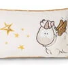 Nici 46556 Kissen Einhorn-Engel Angelia Rechteckig 43x25cm Plüsch Weiß-gold